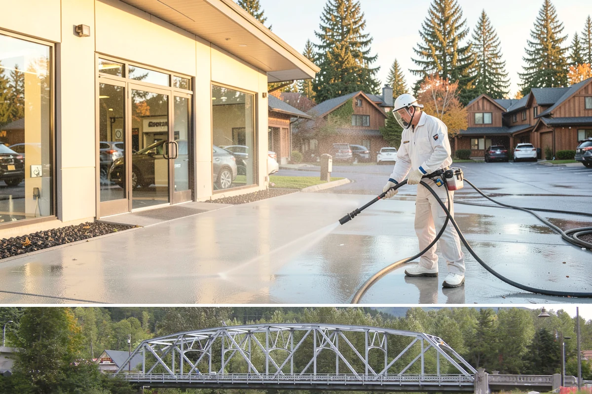 Exterior Window Cleaning in Skykomish, King County, WA - Spring cleaning clears the winter's spotting and pollen just as brighter days return.