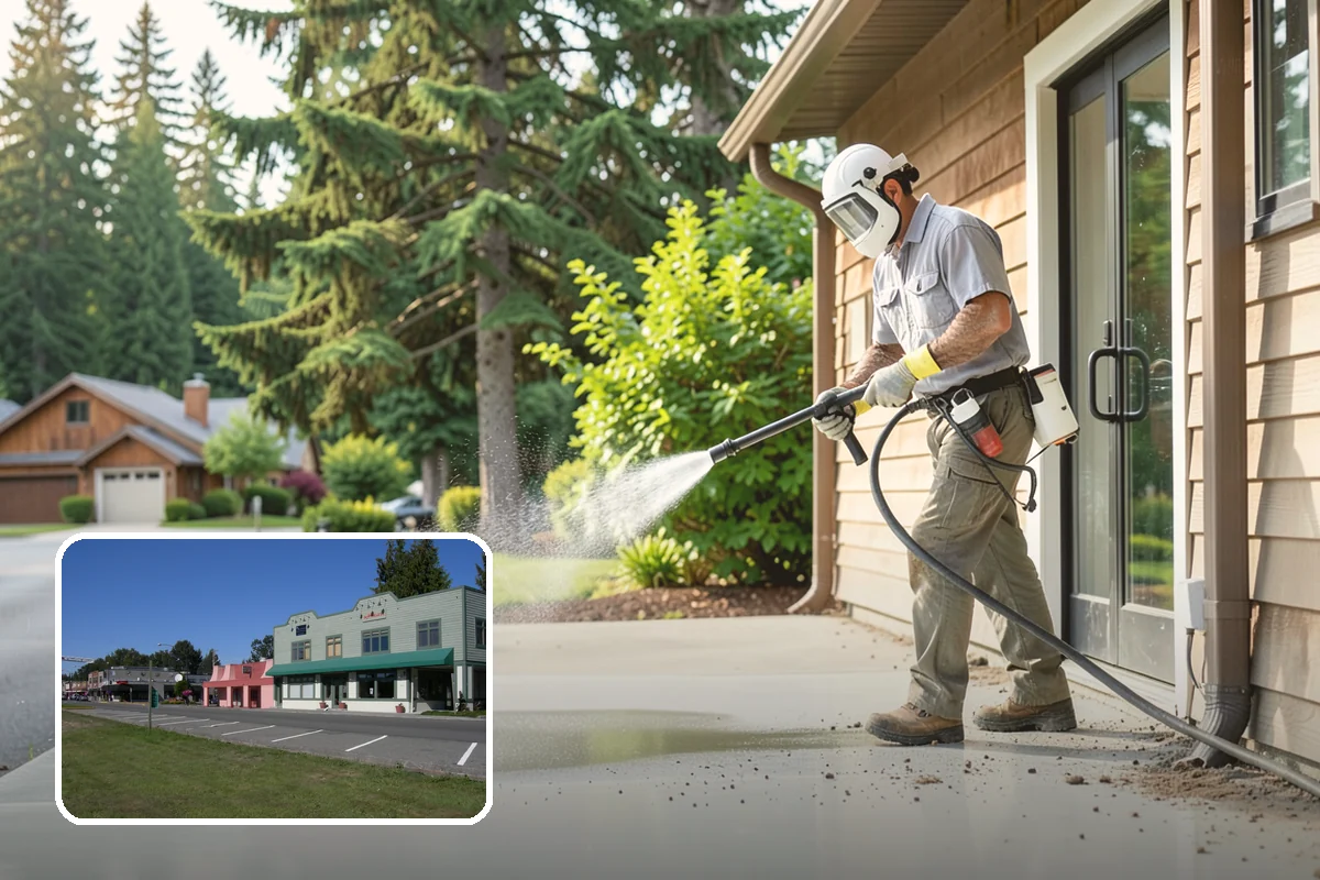 Exterior Window Cleaning in Snoqualmie, King County, WA - Clears pollen, grime, and water spotting from the glass