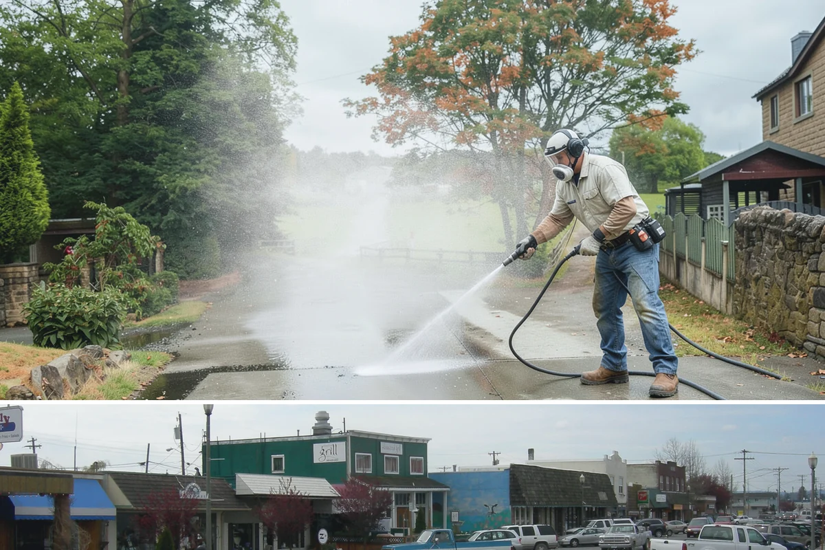 Exterior Window Cleaning in Stanwood, Snohomish County, WA - Spring cleaning clears the winter's spotting and pollen just as brighter days return.