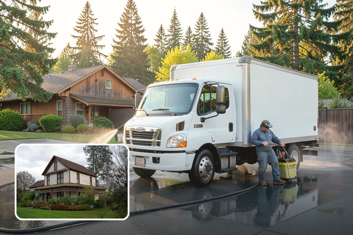 Exterior Window Cleaning in Sumner, Pierce County, WA - Clears pollen, grime, and water spotting from the glass