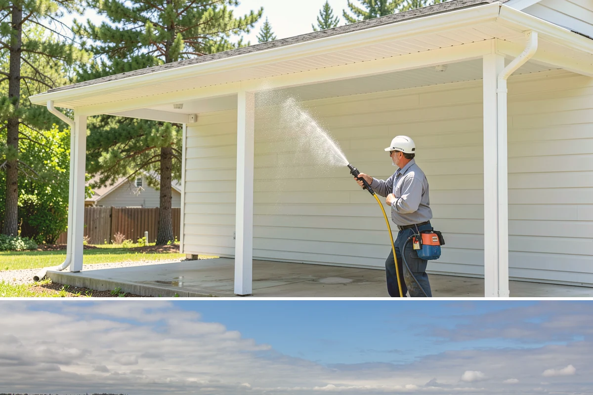 Exterior Window Cleaning in University Place, Pierce County, WA - Spring cleaning clears the winter's spotting and pollen just as brighter days return.