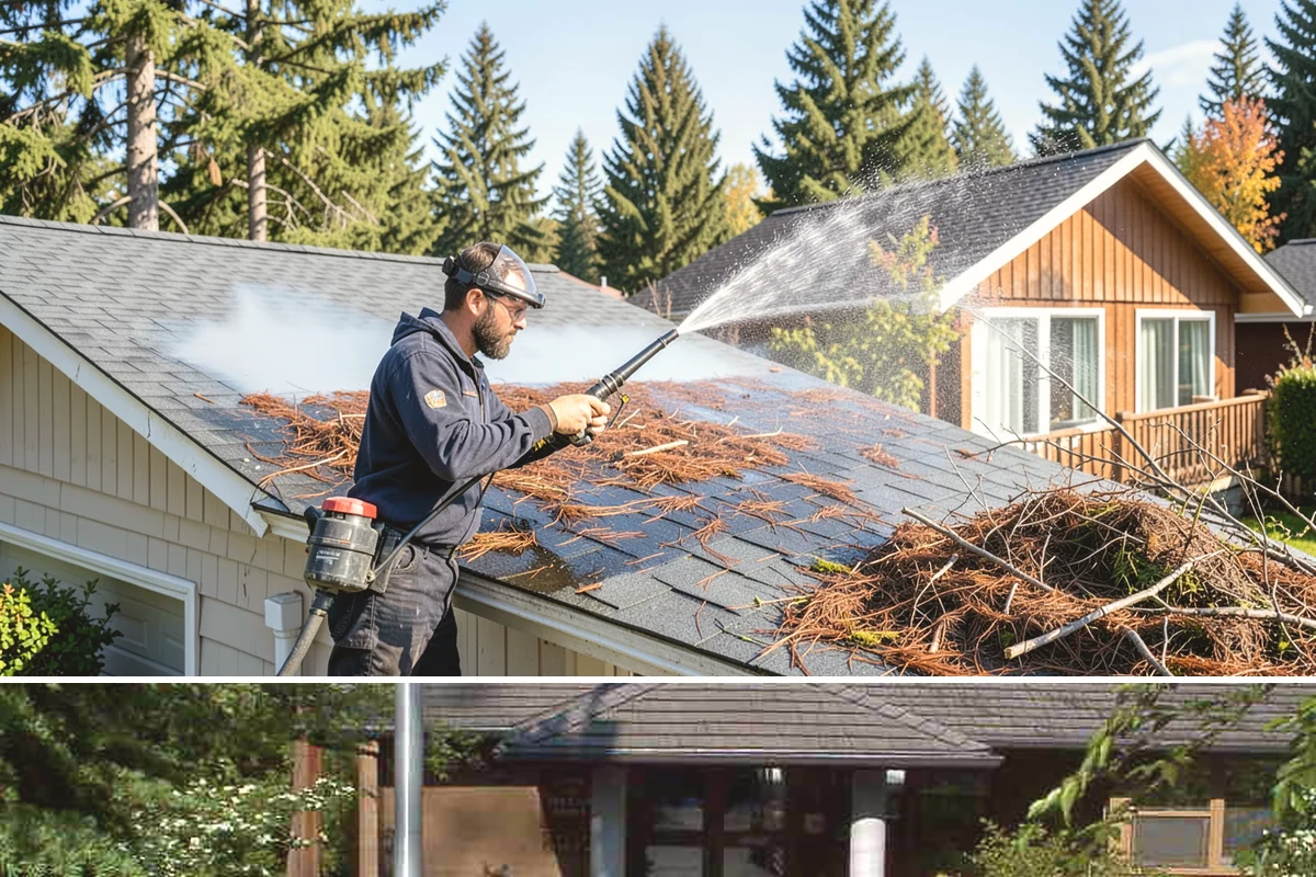 Exterior Window Cleaning in Yarrow Point, King County, WA - Spring cleaning clears the winter's spotting and pollen just as brighter days return.