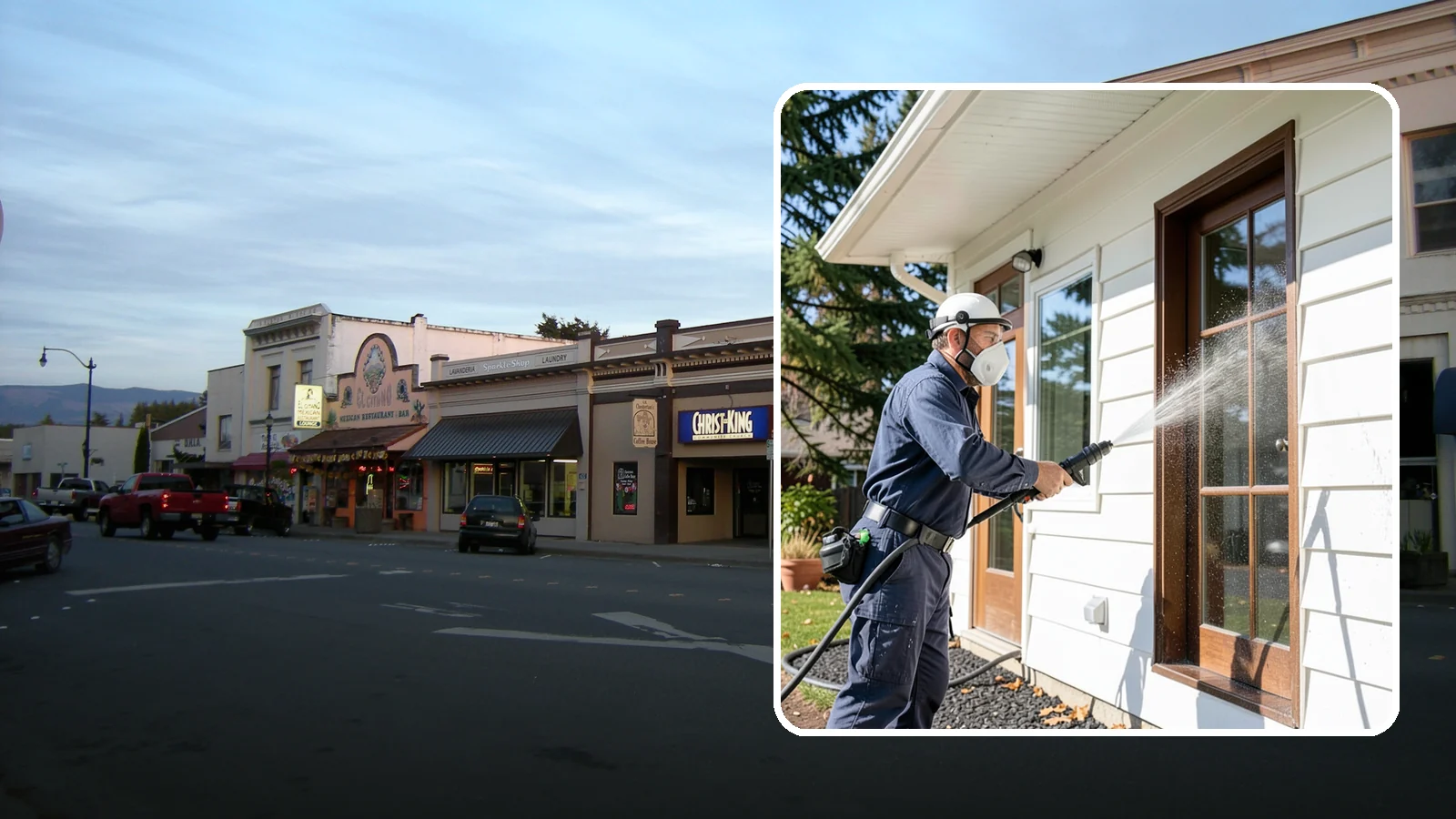 Fall Exterior Cleaning in Burlington, Skagit County, WA - A fall exterior cleaning removes summer's dust and the first flush of autumn debris before Washington's wet season sets in.