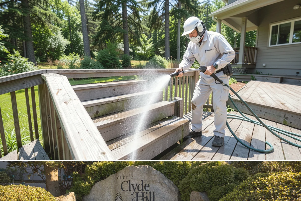 Fall Exterior Cleaning in Clyde Hill, King County, WA - September through early November works best, after the summer growing season and before persistent winter rain arrives.