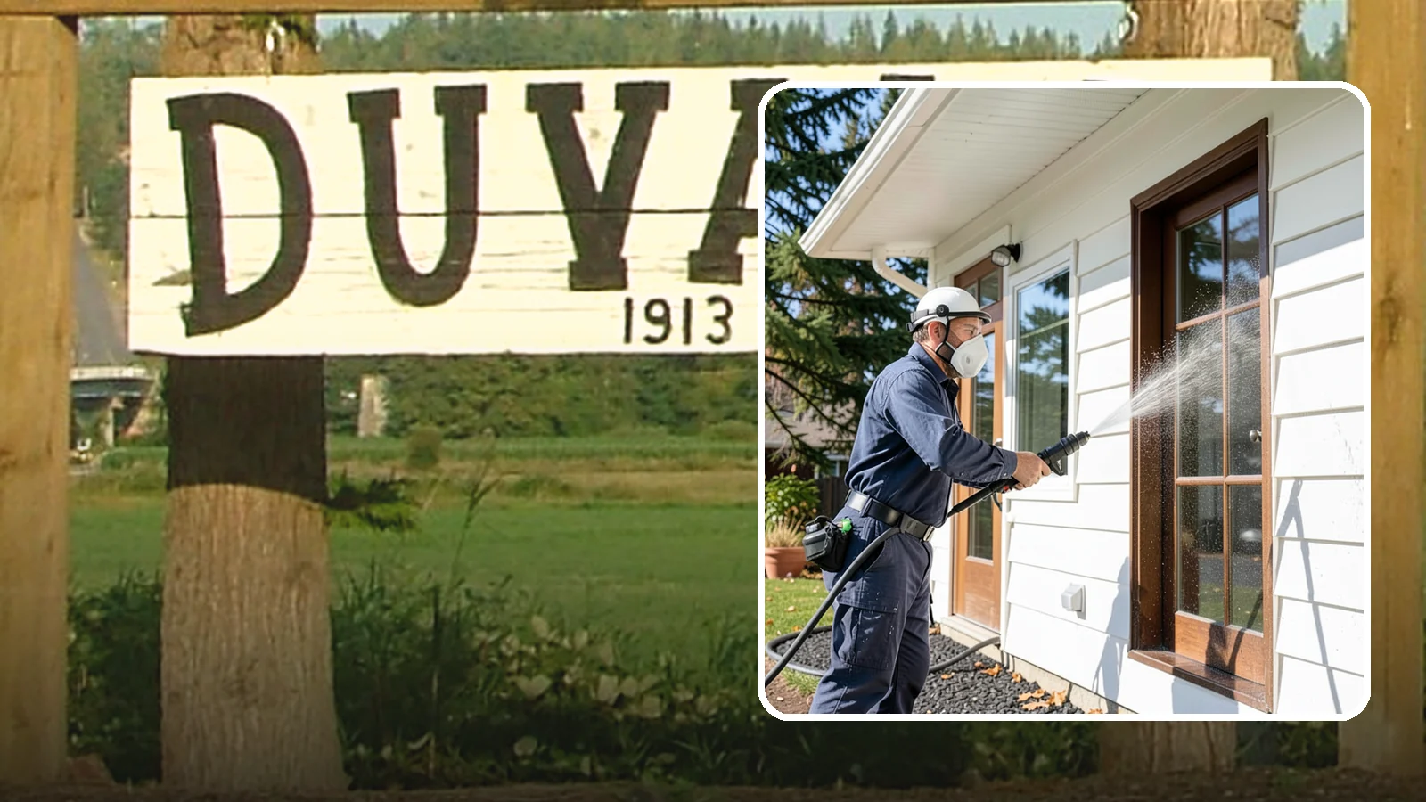 Fall Exterior Cleaning in Duvall, King County, WA - A fall exterior cleaning removes summer's dust and the first flush of autumn debris before Washington's wet season sets in.