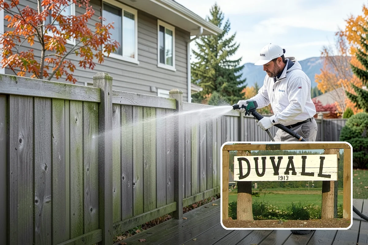 Fall Exterior Cleaning in Duvall, King County, WA - Strips away summer dust and the season's early leaf and needle fall