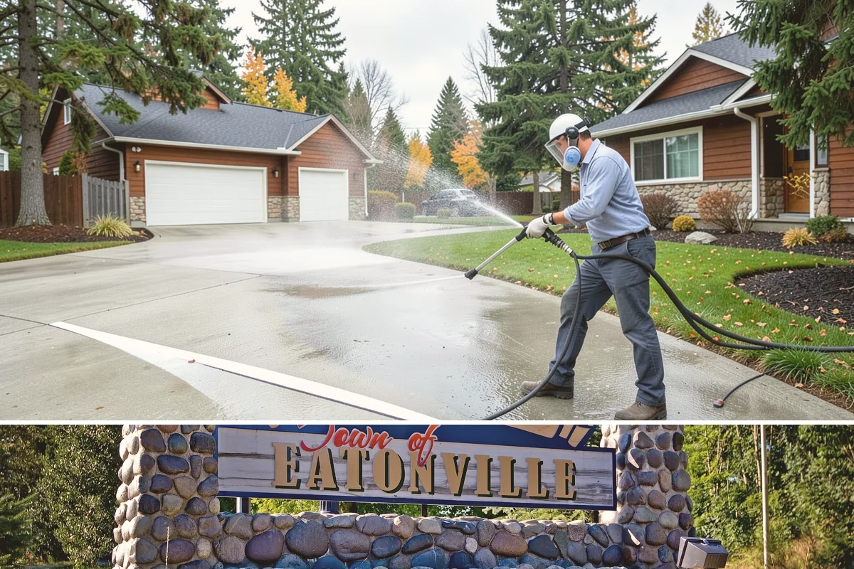Fall Exterior Cleaning in Eatonville, Pierce County, WA - September through early November works best, after the summer growing season and before persistent winter rain arrives.