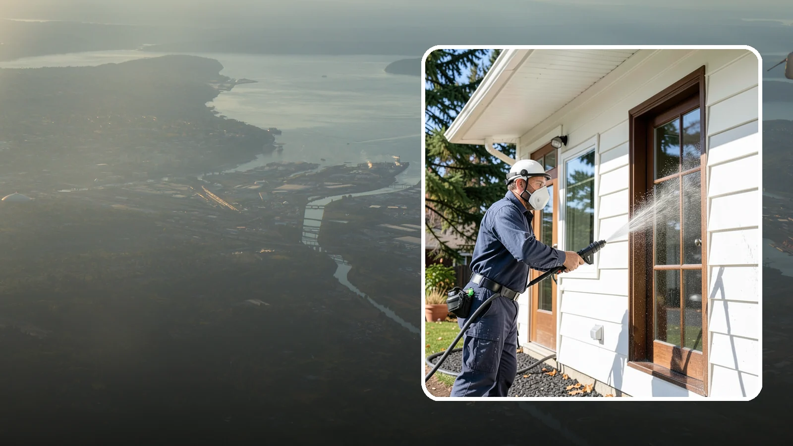 Fall Exterior Cleaning in Fife, Pierce County, WA - A fall exterior cleaning removes summer's dust and the first flush of autumn debris before Washington's wet season sets in.