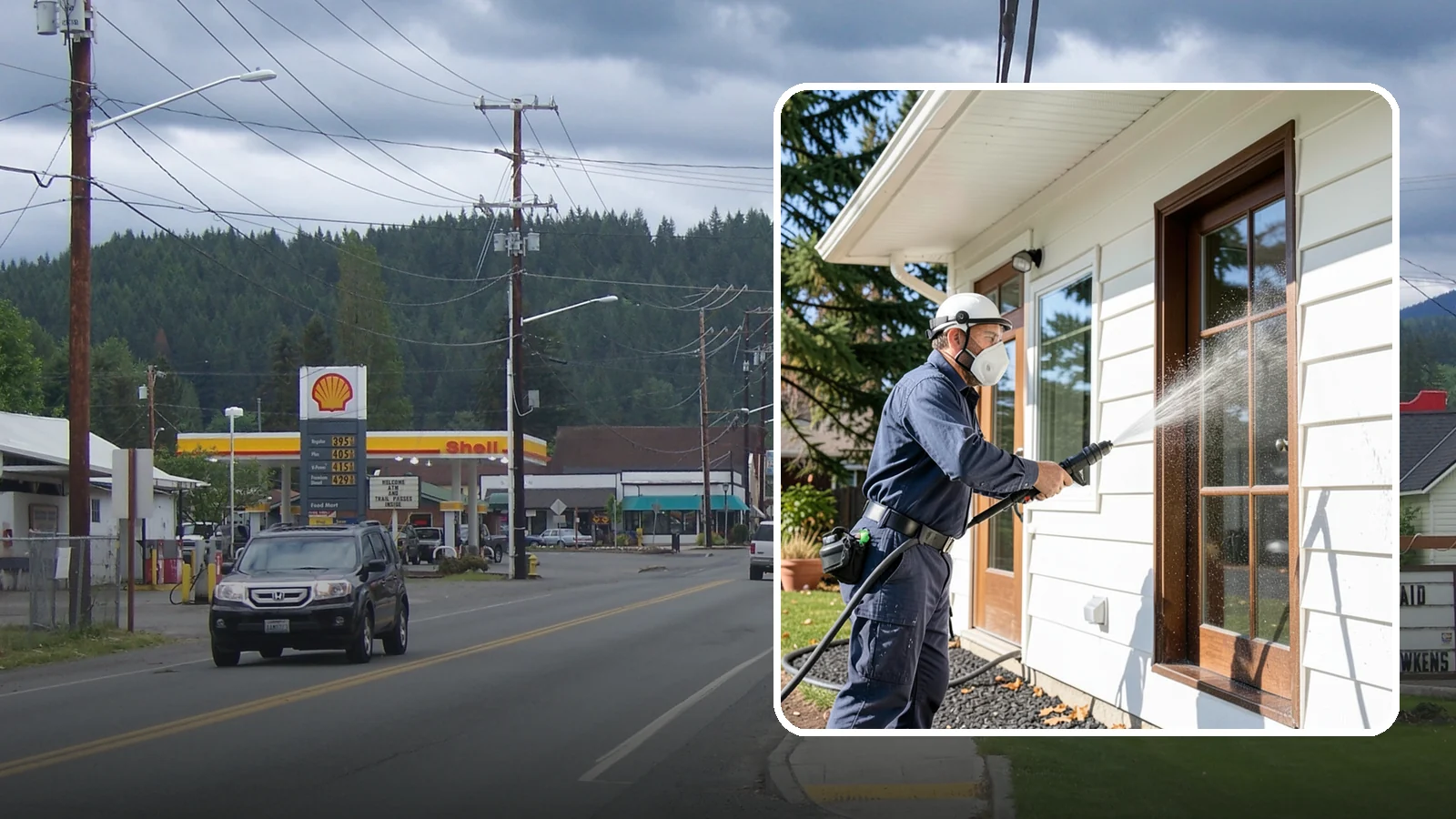 Fall Exterior Cleaning in Granite Falls, Snohomish County, WA - A fall exterior cleaning removes summer's dust and the first flush of autumn debris before Washington's wet season sets in.