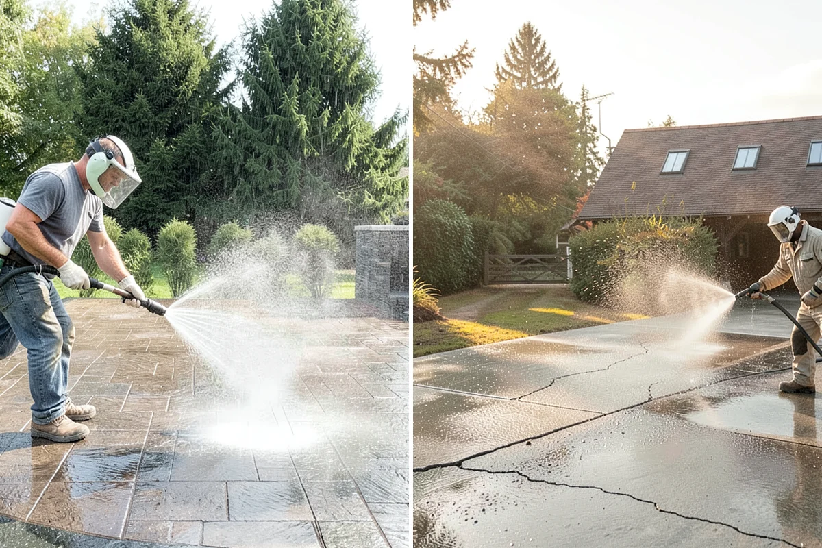 Fall Exterior Cleaning in Kenmore, King County, WA - Clear loose leaves and conifer needles from target surfaces