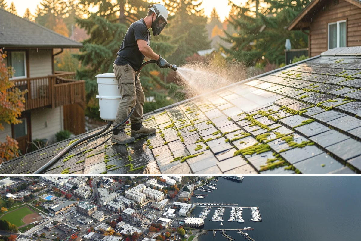 Fall Exterior Cleaning in Kirkland, King County, WA - September through early November works best, after the summer growing season and before persistent winter rain arrives.
