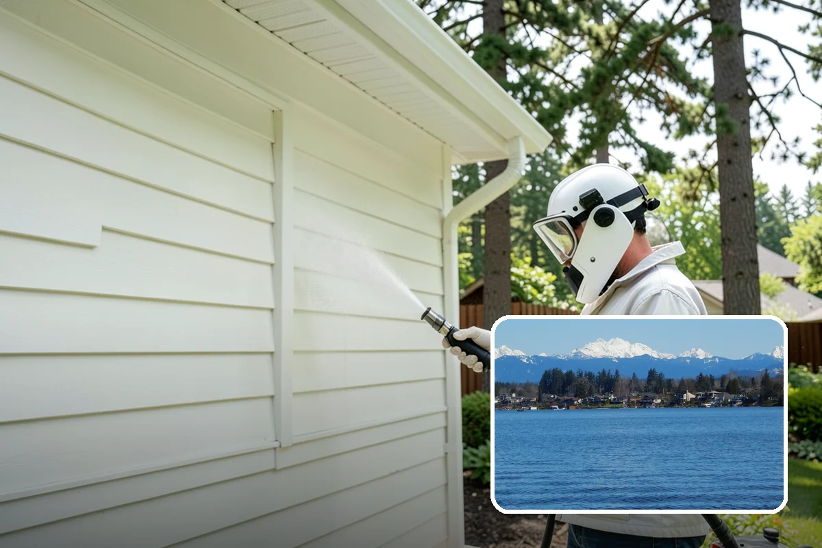 Fall Exterior Cleaning in Lake Stevens, Snohomish County, WA - Strips away summer dust and the season's early leaf and needle fall