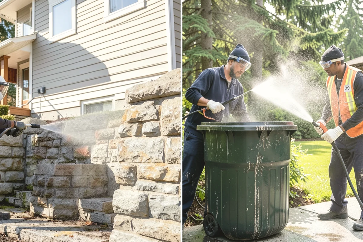 Fall Exterior Cleaning in Lake Stevens, Snohomish County, WA - Clear loose leaves and conifer needles from target surfaces