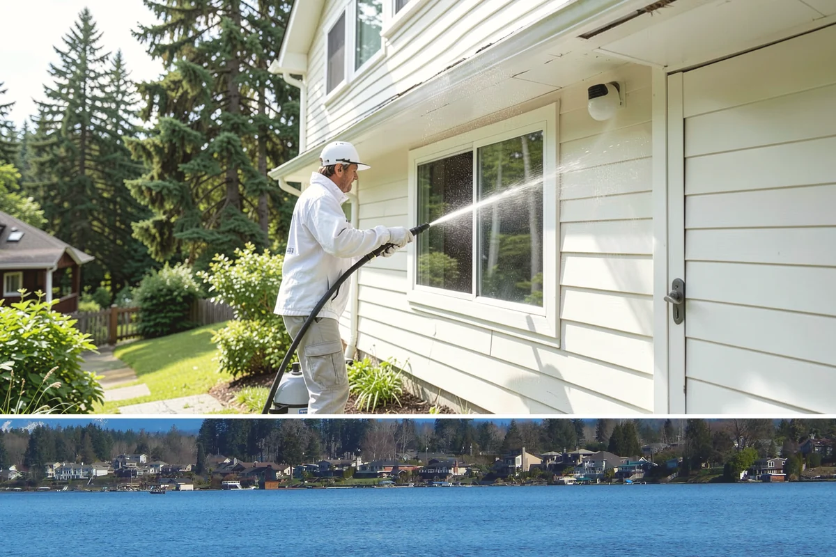 Fall Exterior Cleaning in Lake Stevens, Snohomish County, WA - September through early November works best, after the summer growing season and before persistent winter rain arrives.