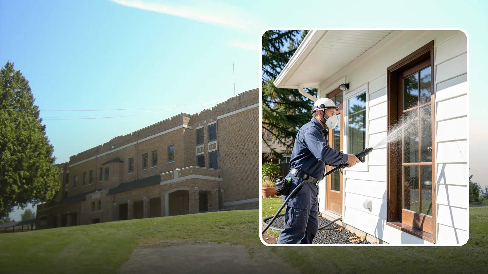 Fall Exterior Cleaning in Maple Valley, King County, WA - A fall exterior cleaning removes summer's dust and the first flush of autumn debris before Washington's wet season sets in.
