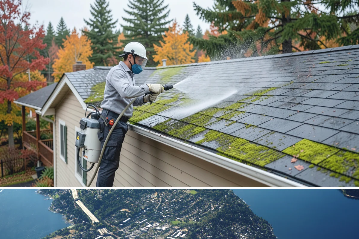 Fall Exterior Cleaning in Mercer Island, King County, WA - September through early November works best, after the summer growing season and before persistent winter rain arrives.