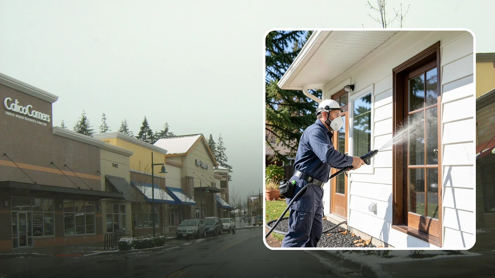 Fall Exterior Cleaning in Mill Creek, Snohomish County, WA - A fall exterior cleaning removes summer's dust and the first flush of autumn debris before Washington's wet season sets in.