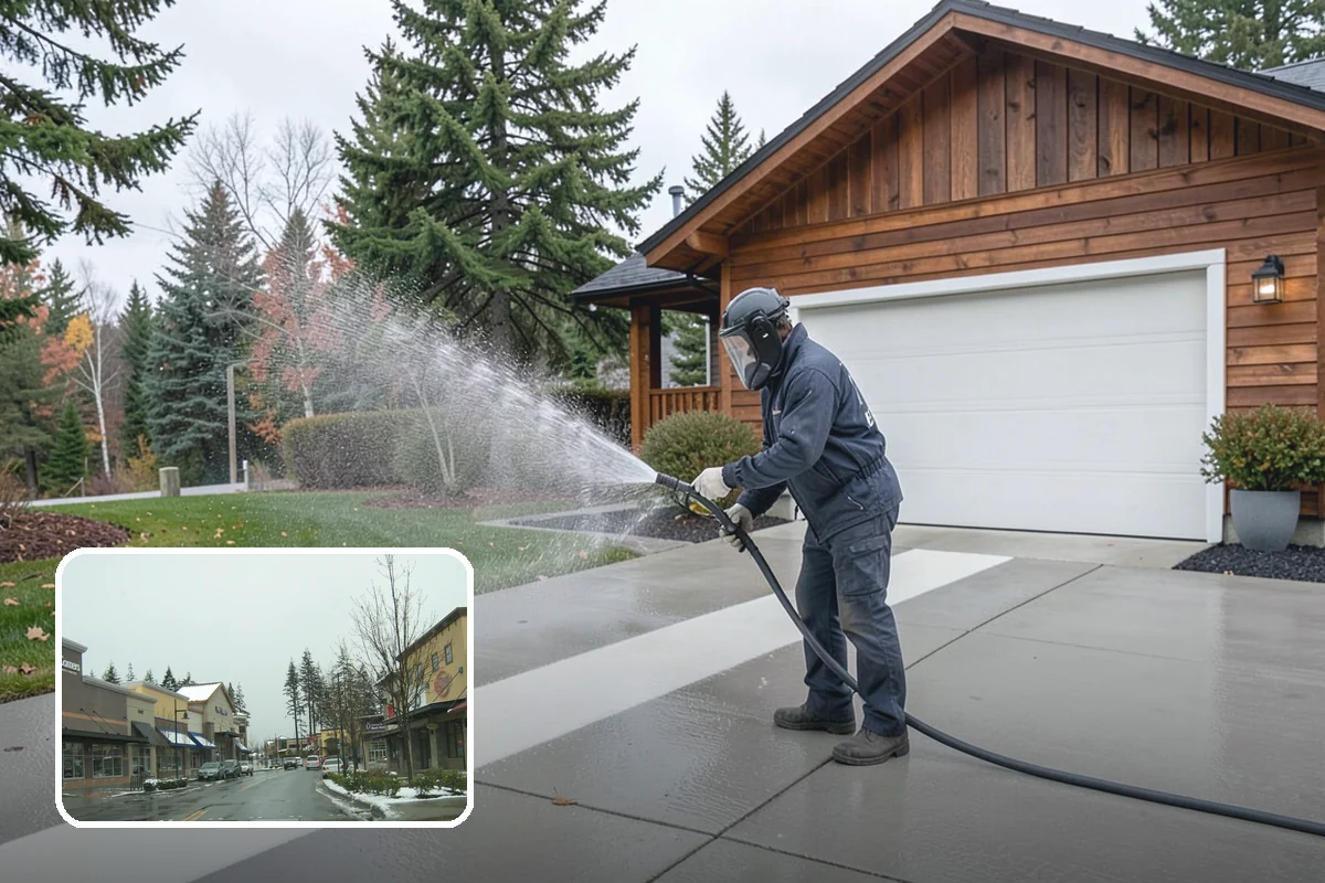 Fall Exterior Cleaning in Mill Creek, Snohomish County, WA - Strips away summer dust and the season's early leaf and needle fall