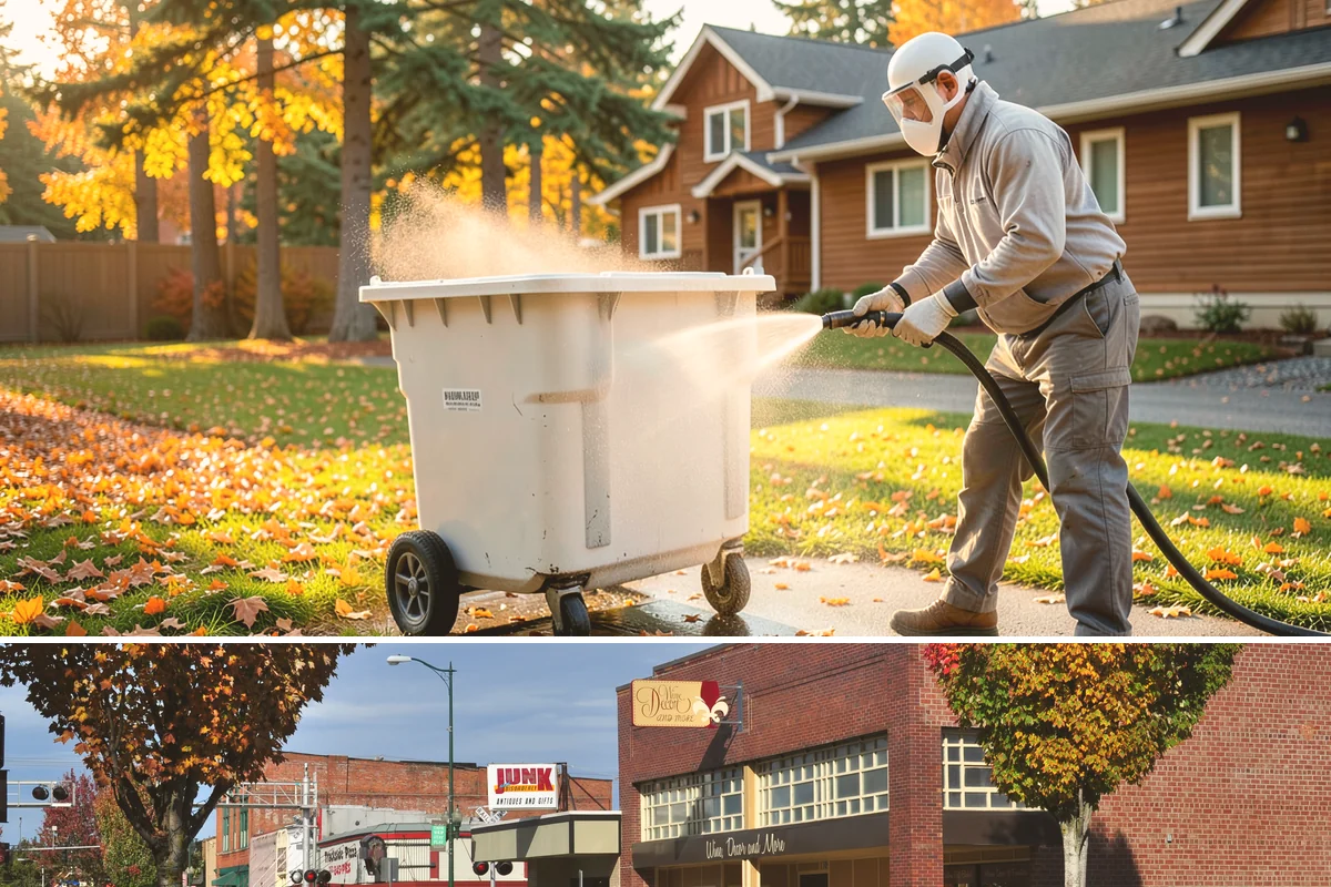 Fall Exterior Cleaning in Puyallup, Pierce County, WA - September through early November works best, after the summer growing season and before persistent winter rain arrives.
