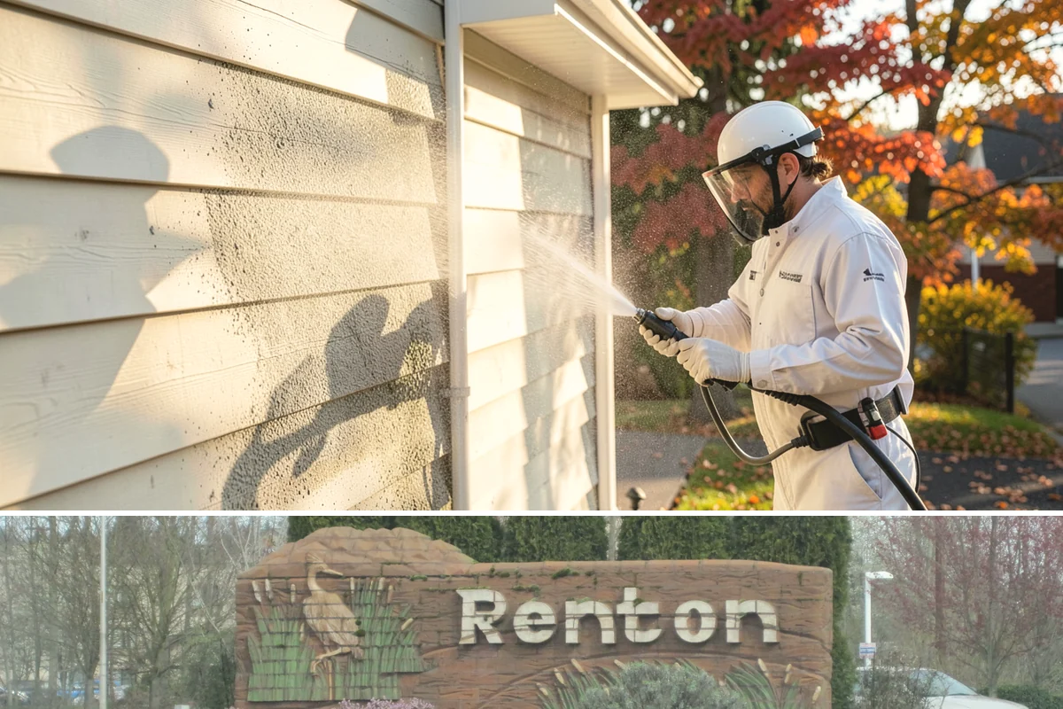 Fall Exterior Cleaning in Renton, King County, WA - September through early November works best, after the summer growing season and before persistent winter rain arrives.