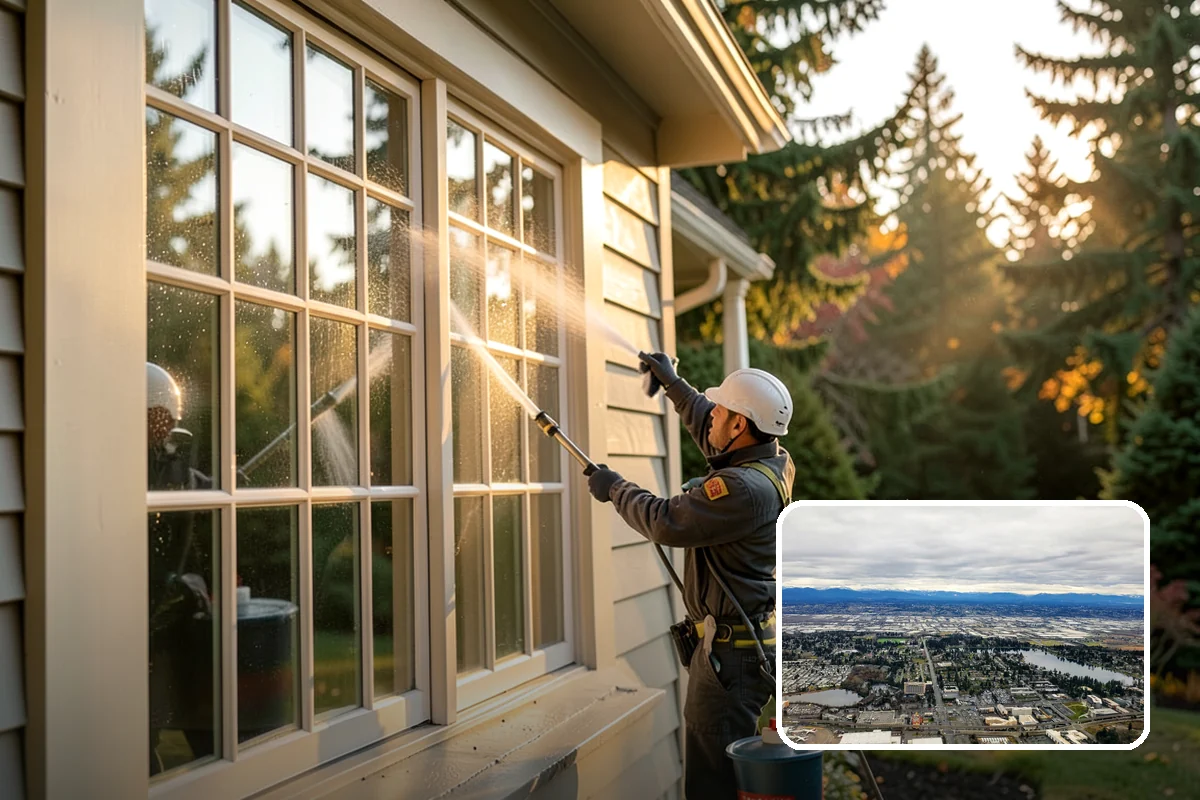 Fall Exterior Cleaning in SeaTac, King County, WA - Strips away summer dust and the season's early leaf and needle fall