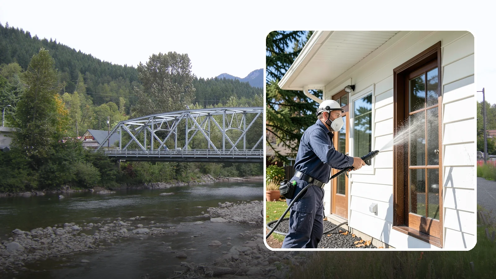 Fall Exterior Cleaning in Skykomish, King County, WA - A fall exterior cleaning removes summer's dust and the first flush of autumn debris before Washington's wet season sets in.
