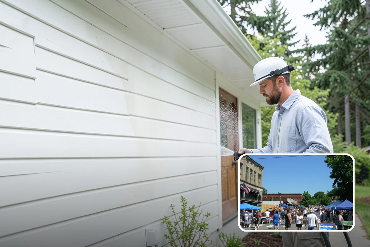 Fall Exterior Cleaning in Snohomish, Snohomish County, WA - Strips away summer dust and the season's early leaf and needle fall
