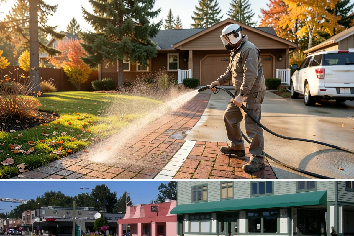 Fall Exterior Cleaning in Snoqualmie, King County, WA - September through early November works best, after the summer growing season and before persistent winter rain arrives.
