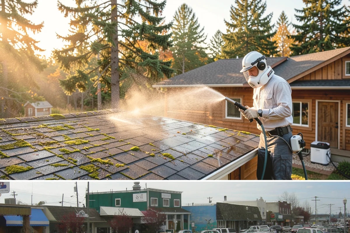 Fall Exterior Cleaning in Stanwood, Snohomish County, WA - September through early November works best, after the summer growing season and before persistent winter rain arrives.