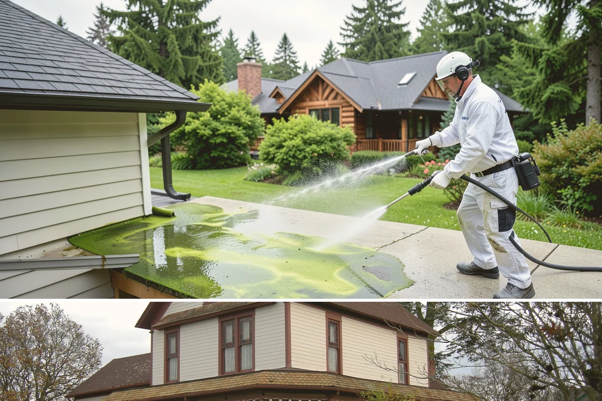 Fall Exterior Cleaning in Sumner, Pierce County, WA - September through early November works best, after the summer growing season and before persistent winter rain arrives.