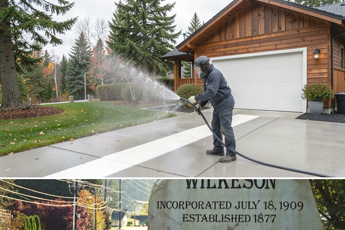 Fall Exterior Cleaning in Wilkeson, Pierce County, WA - September through early November works best, after the summer growing season and before persistent winter rain arrives.