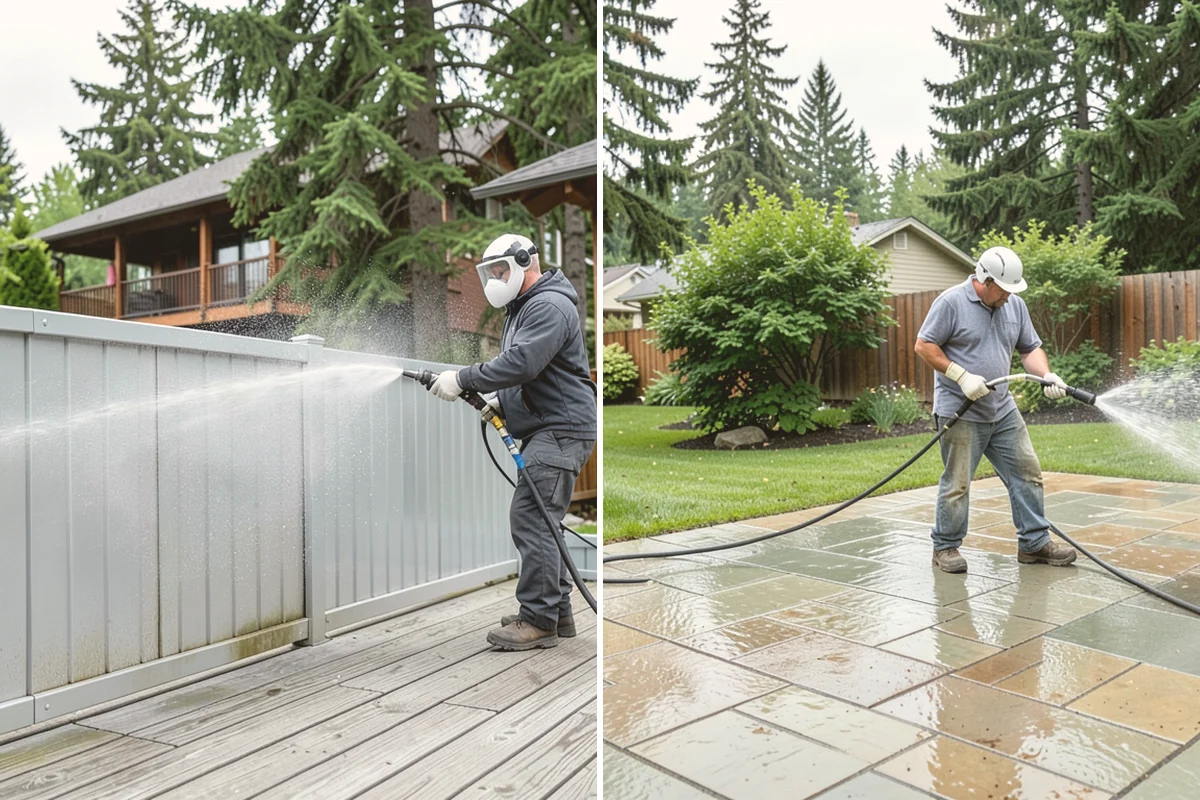 Fence Brightening in Algona, King County, WA - Confirm the fence has been washed or stripped first