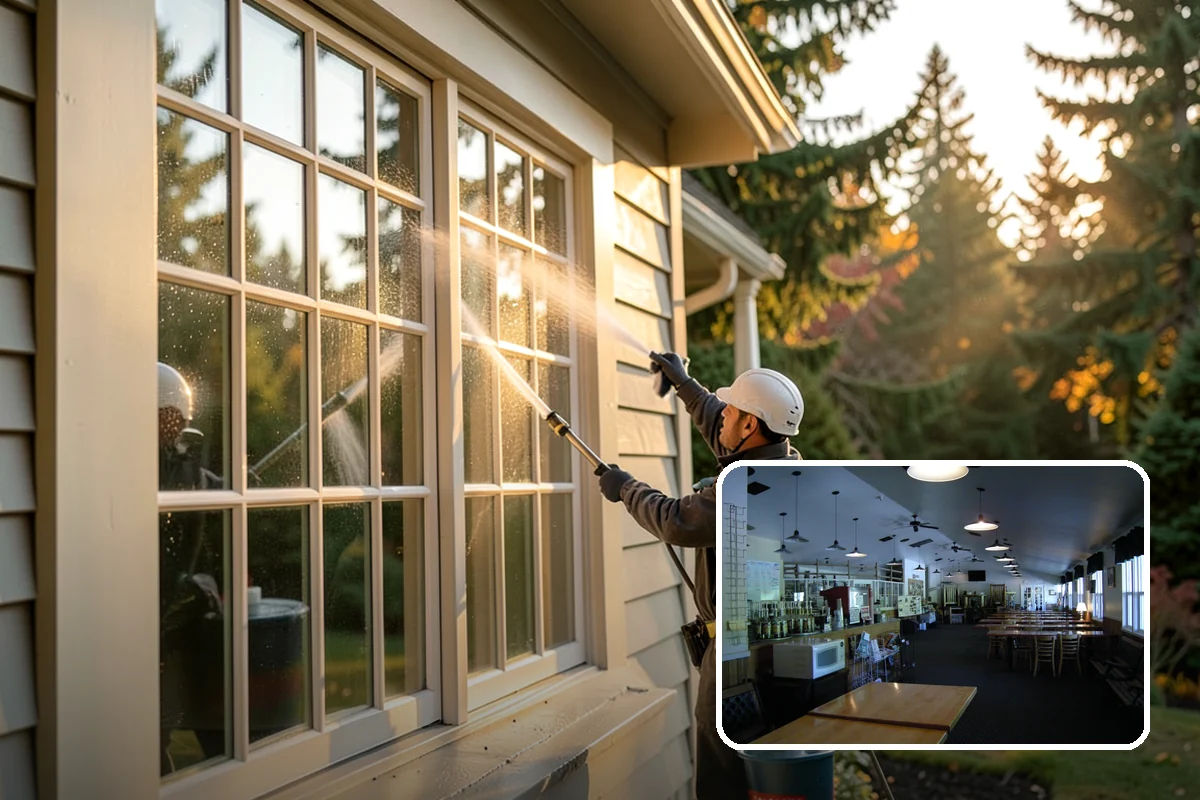 Fence Brightening in Black Diamond, King County, WA - Neutralizes cleaner residue and balances the wood's pH