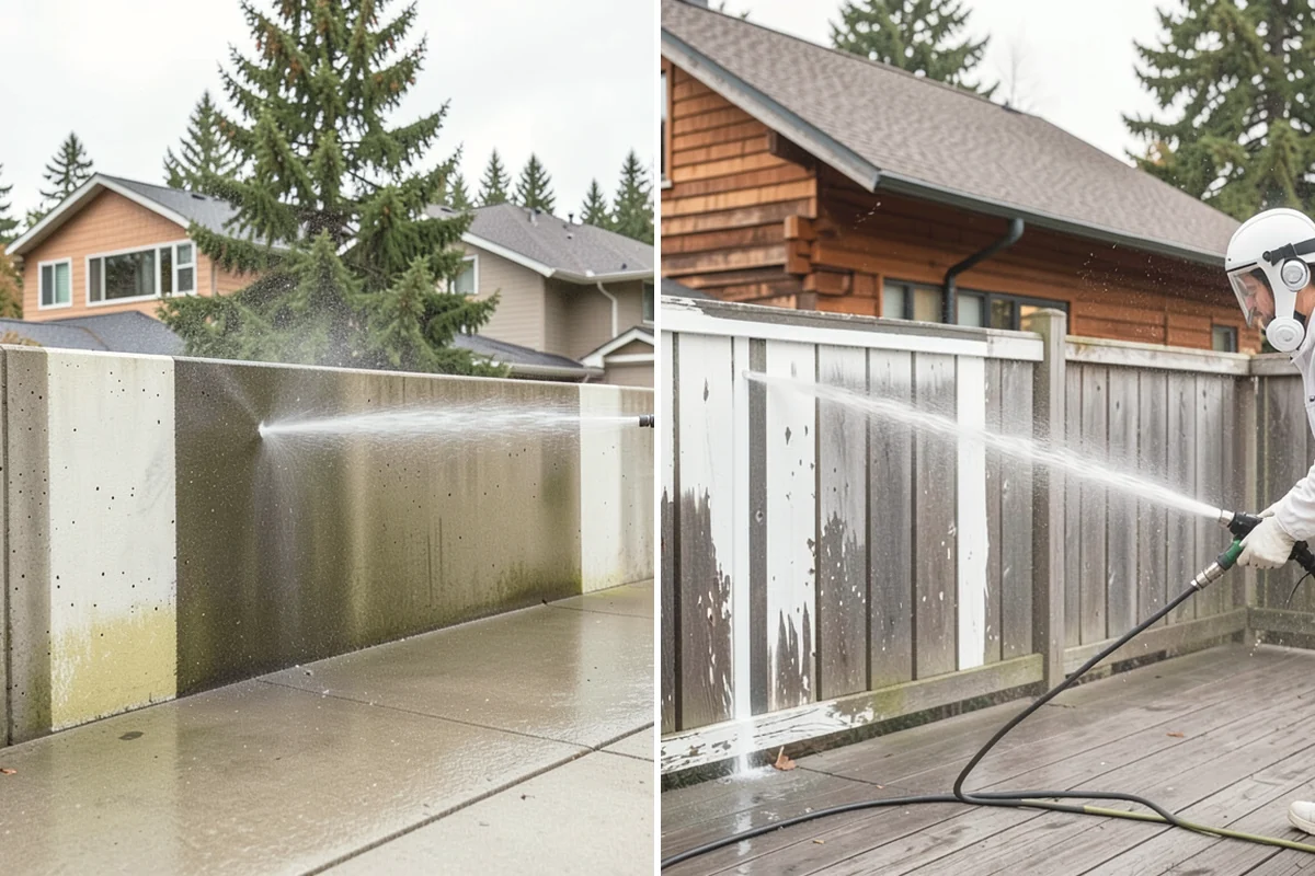 Fence Brightening in Black Diamond, King County, WA - Confirm the fence has been washed or stripped first