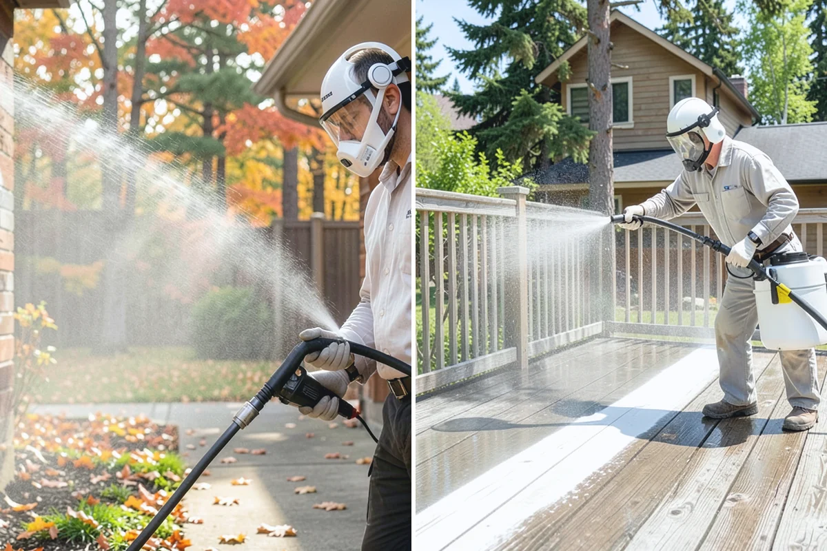 Fence Brightening in Bonney Lake, Pierce County, WA - Confirm the fence has been washed or stripped first