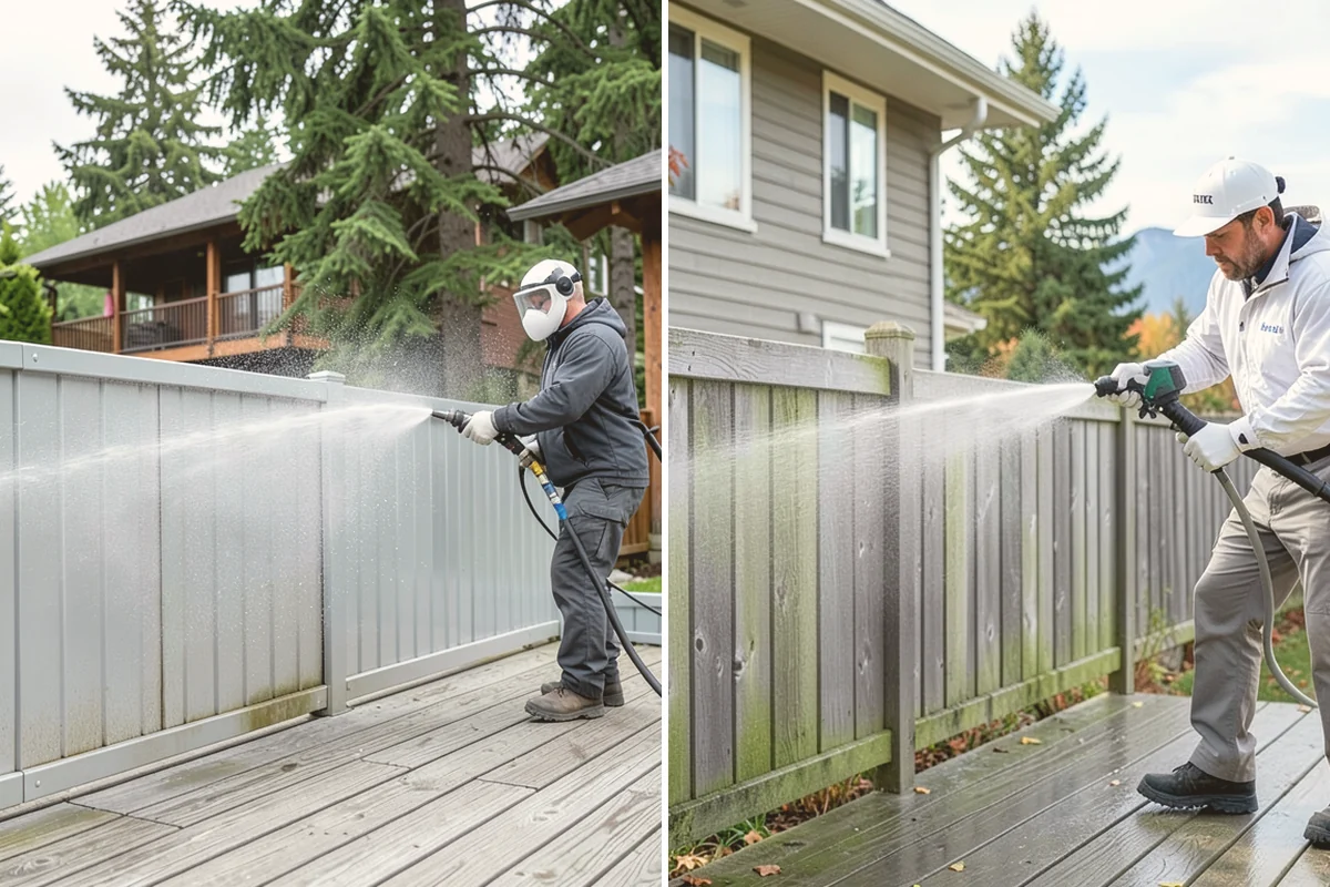 Fence Brightening in Brier, Snohomish County, WA - Confirm the fence has been washed or stripped first