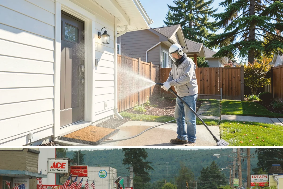 Fence Brightening in Carnation, King County, WA - Brighten during dry summer weather right before sealing so the wood stays low in moisture.