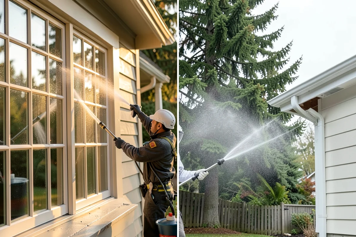 Fence Brightening in Federal Way, King County, WA - Confirm the fence has been washed or stripped first