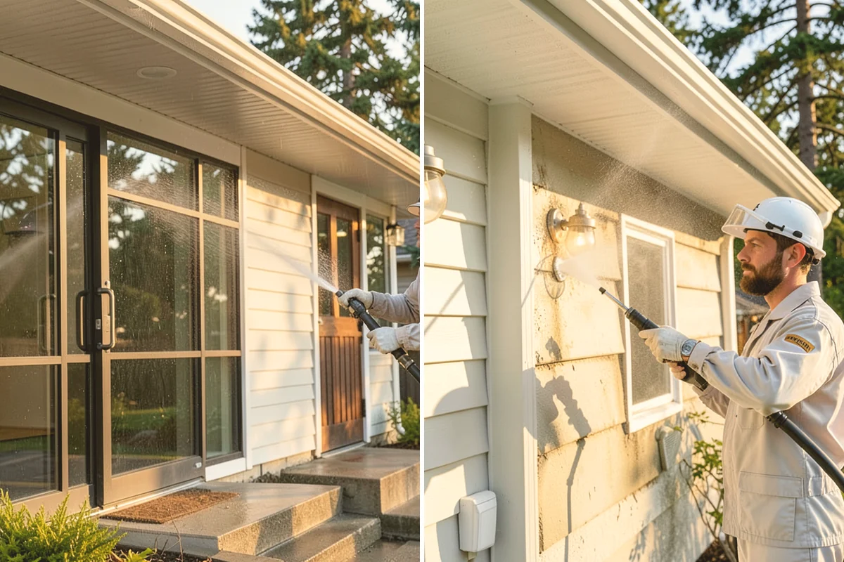 Fence Brightening in Langley, Island County, WA - Confirm the fence has been washed or stripped first