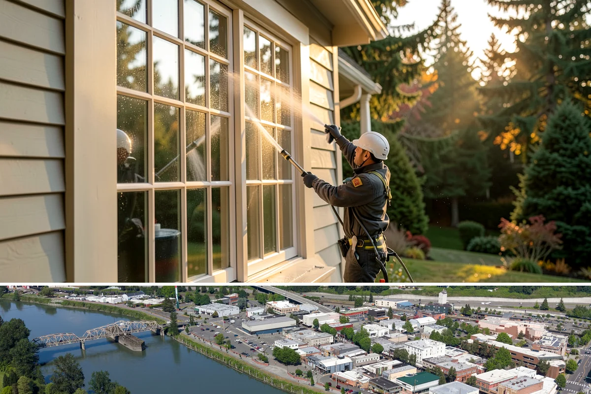 Fence Brightening in Mount Vernon, Skagit County, WA - Brighten during dry summer weather right before sealing so the wood stays low in moisture.