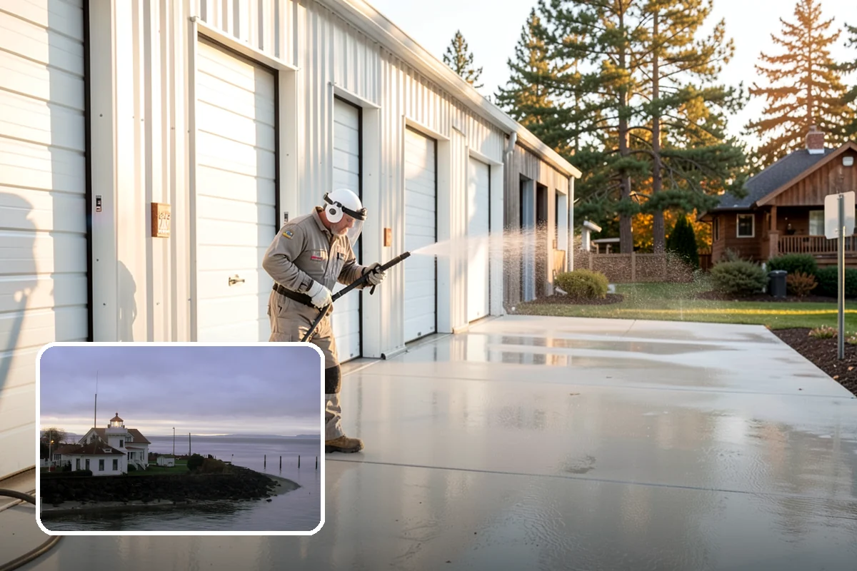 Fence Brightening in Mukilteo, Snohomish County, WA - Neutralizes cleaner residue and balances the wood's pH