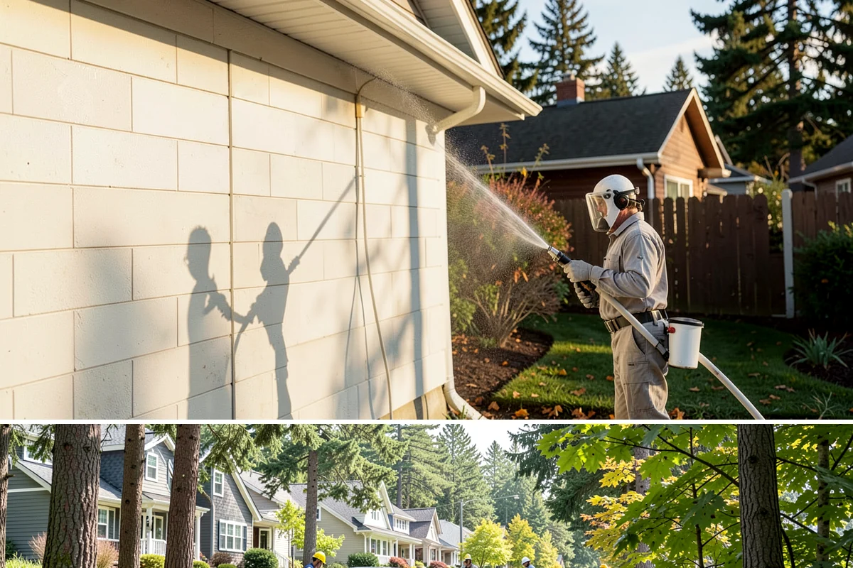 Fence Brightening in Normandy Park, King County, WA - Brighten during dry summer weather right before sealing so the wood stays low in moisture.