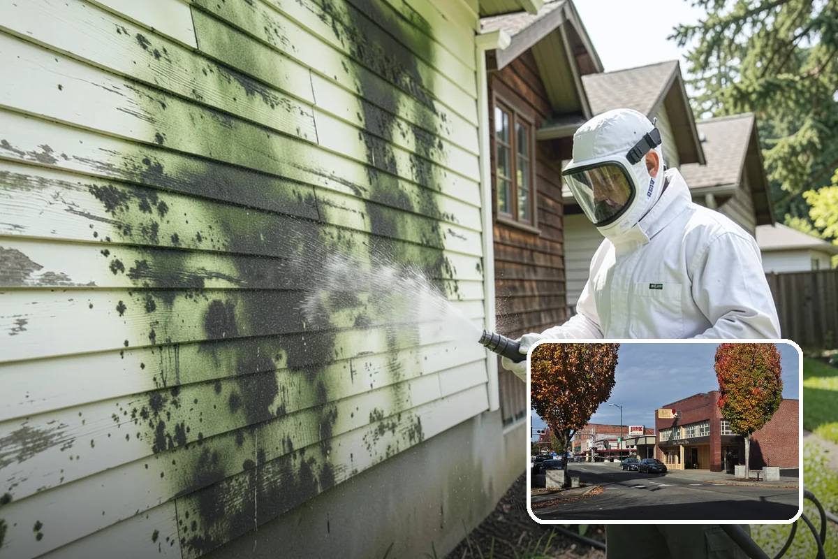 Fence Brightening in Puyallup, Pierce County, WA - Neutralizes cleaner residue and balances the wood's pH