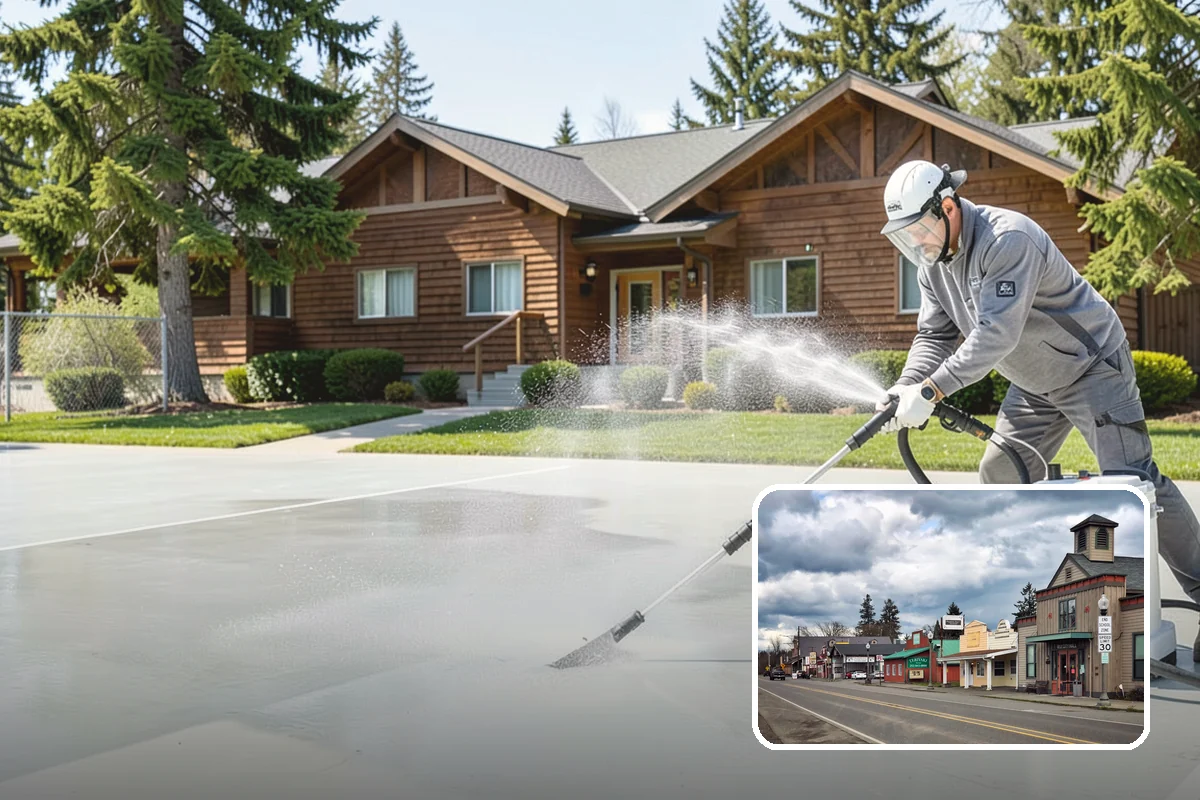 Fence Brightening in Roy, Pierce County, WA - Neutralizes cleaner residue and balances the wood's pH