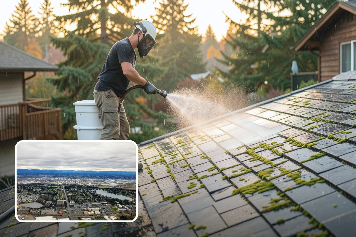 Fence Brightening in SeaTac, King County, WA - Neutralizes cleaner residue and balances the wood's pH