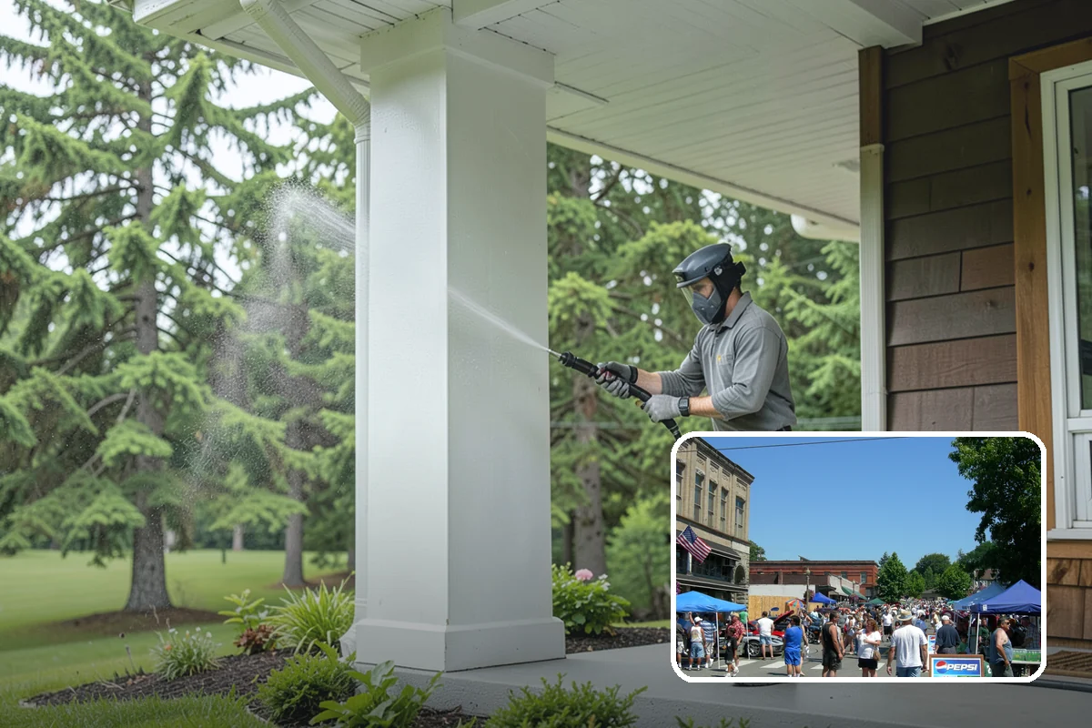 Fence Brightening in Snohomish, Snohomish County, WA - Neutralizes cleaner residue and balances the wood's pH