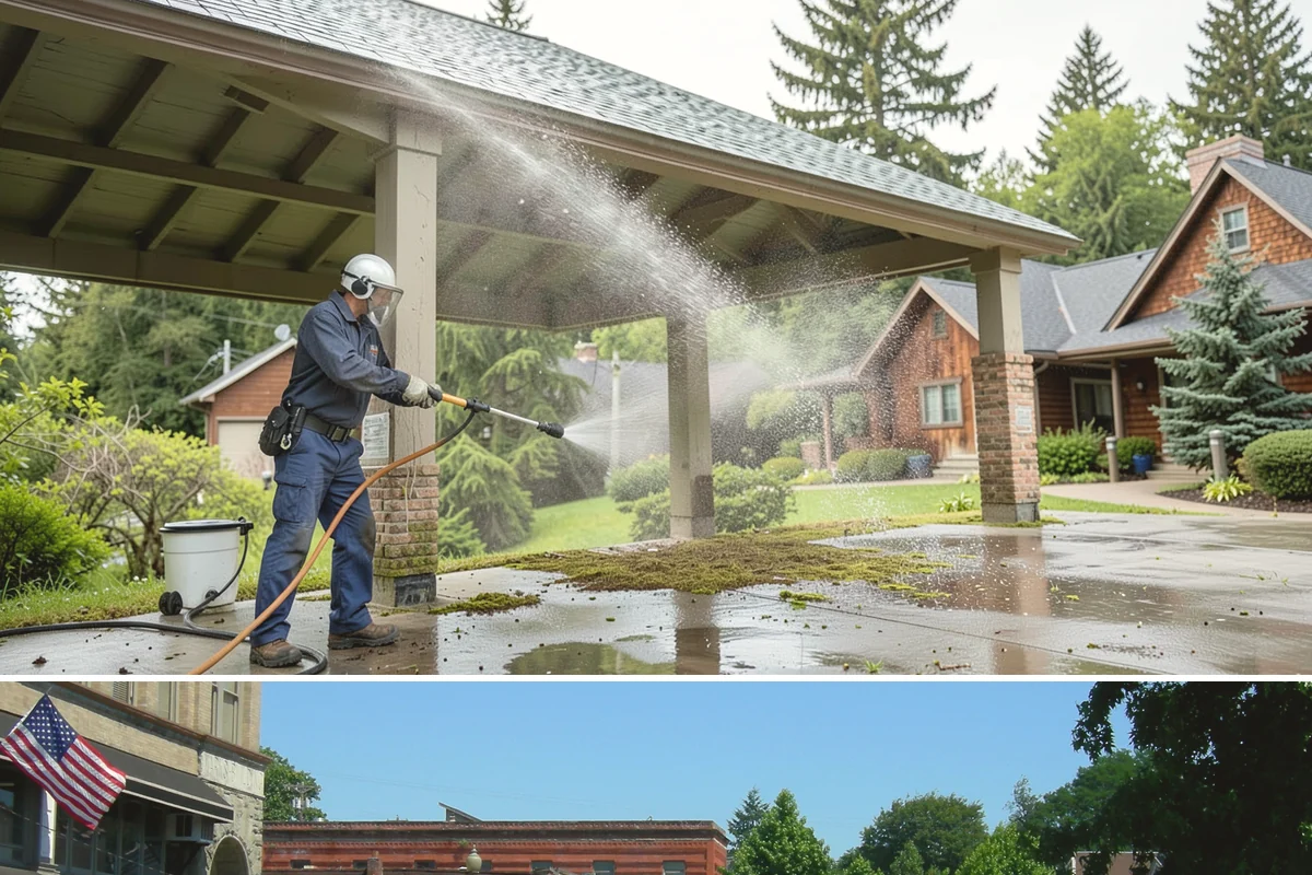 Fence Brightening in Snohomish, Snohomish County, WA - Brighten during dry summer weather right before sealing so the wood stays low in moisture.