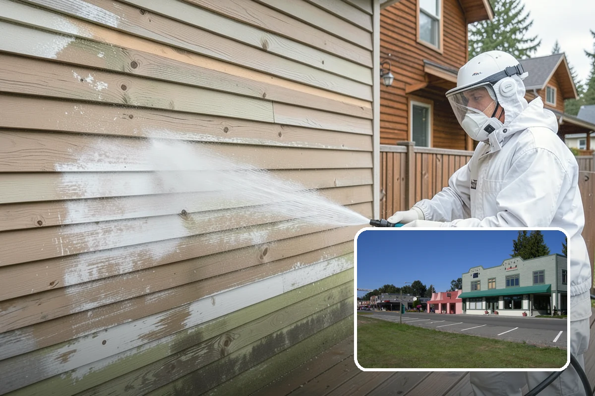 Fence Brightening in Snoqualmie, King County, WA - Neutralizes cleaner residue and balances the wood's pH