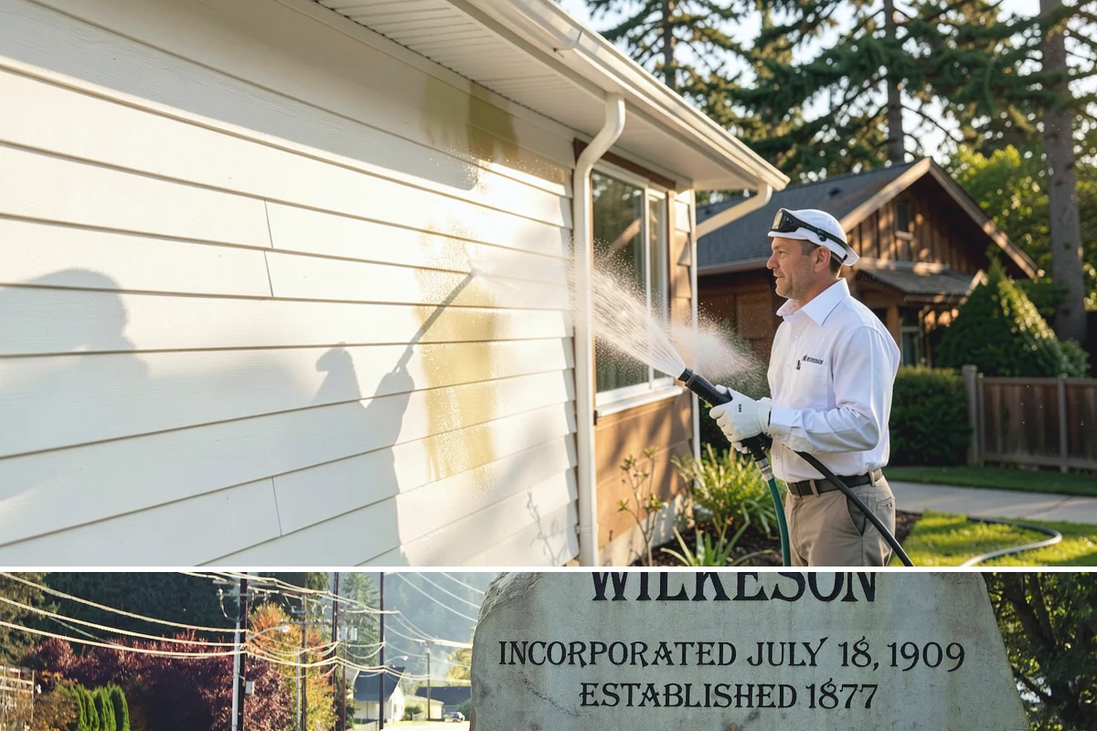Fence Brightening in Wilkeson, Pierce County, WA - Brighten during dry summer weather right before sealing so the wood stays low in moisture.