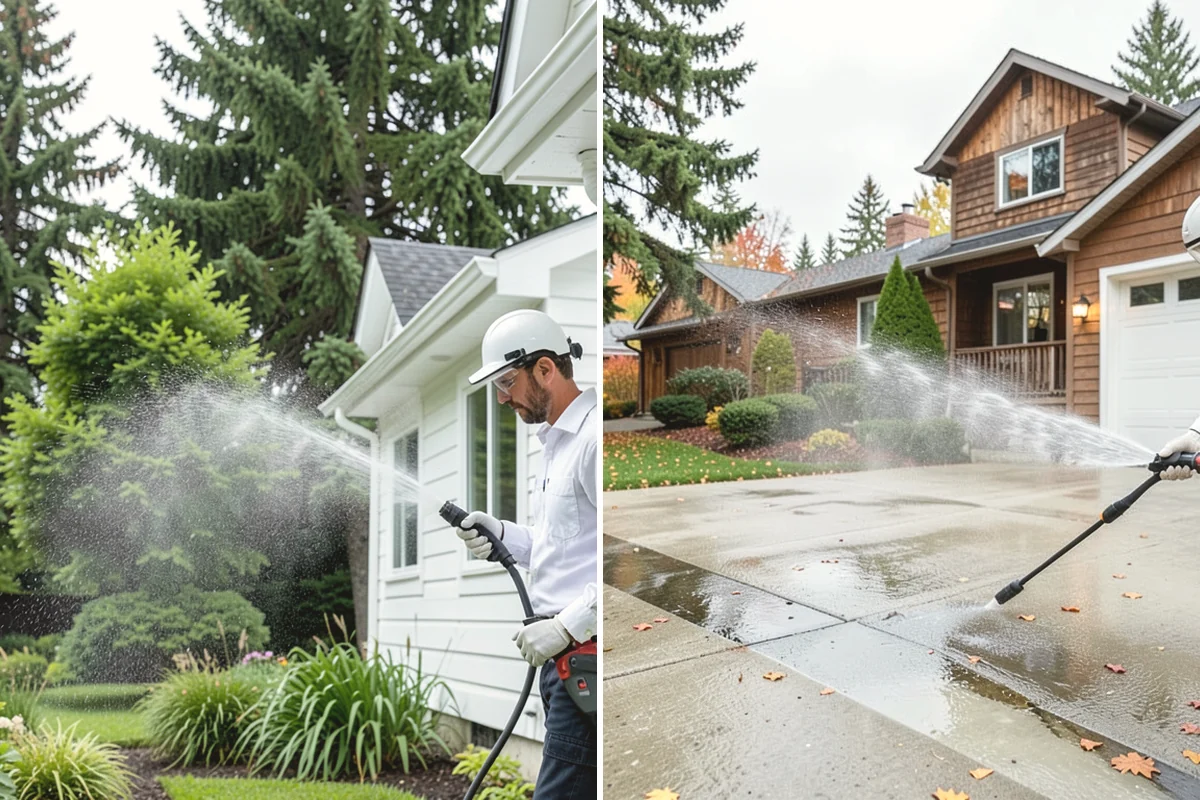 Fence Mildew Removal in Anacortes, Skagit County, WA - Identify the mildew-heavy shaded and low sections